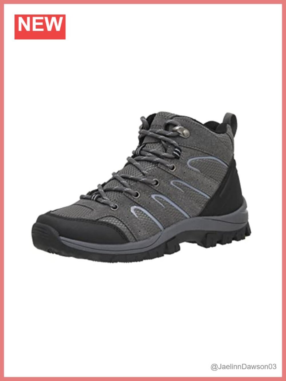 Cushionaire Women's Bixton Waterproof Hiking Boots Memory Foam 2in Heel